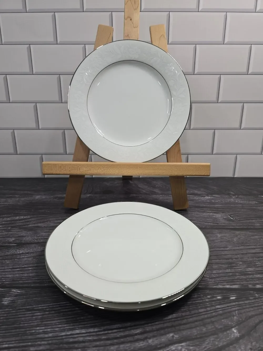 Noritake Ranier 6909 Salad Plates 8-1/8